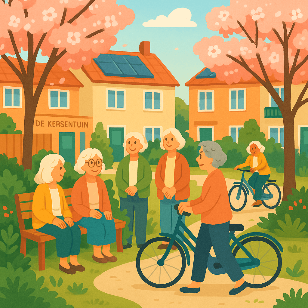 네덜란드 위트레흐트의 De Kersentuin, 도시 속 친환경 공동체가 여성 노후에 주는 해답