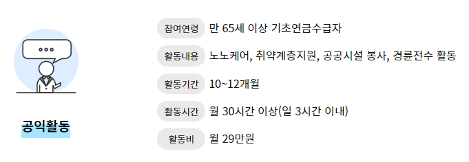 노인일자리-신청자격-공익활동