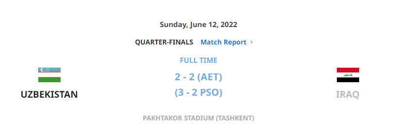 AFC U23 아시안컵8강(우즈베키스탄vs이라크)