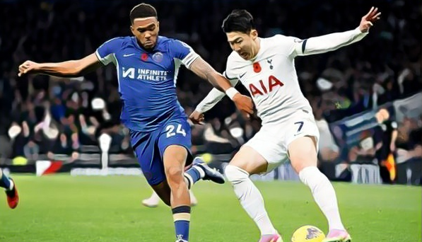 드리블 하는 손흥민