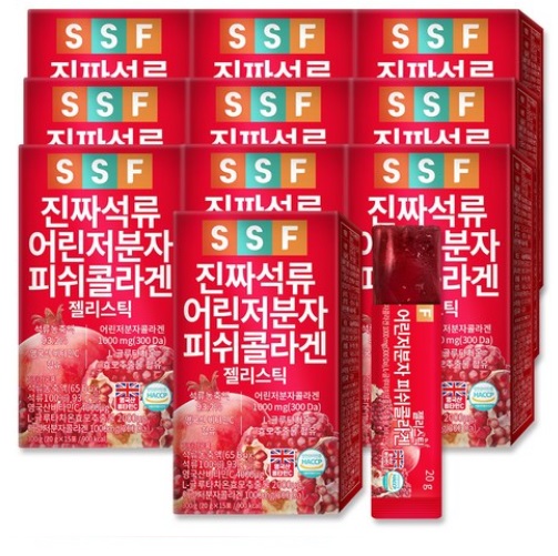 순수식품 진짜 석류 저분자 콜라겐 젤리 스틱