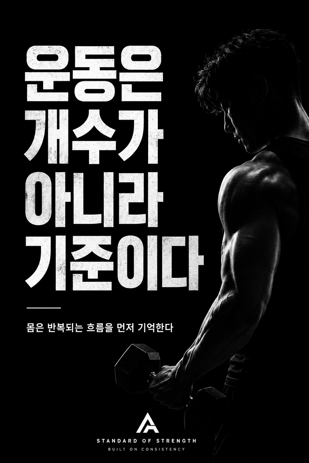 운동은 개수가 아니라 기준이다