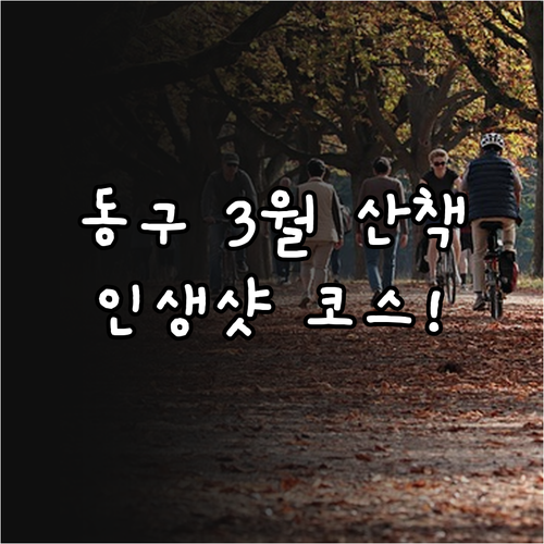 인천 동구 3월 산책 코스 배다리 거..