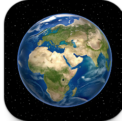 실시간 위성지도 앱, 주소 및 좌표 검색, 3D 지구, 지구본, 위성사진 보기