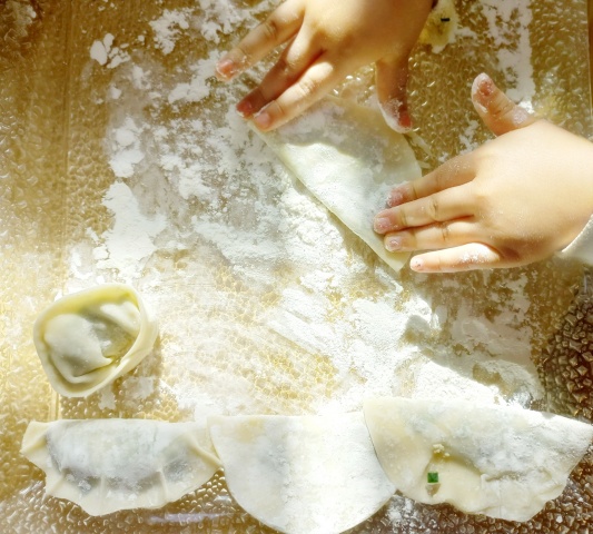 야채만두 만들기 면포없이 두부짜기