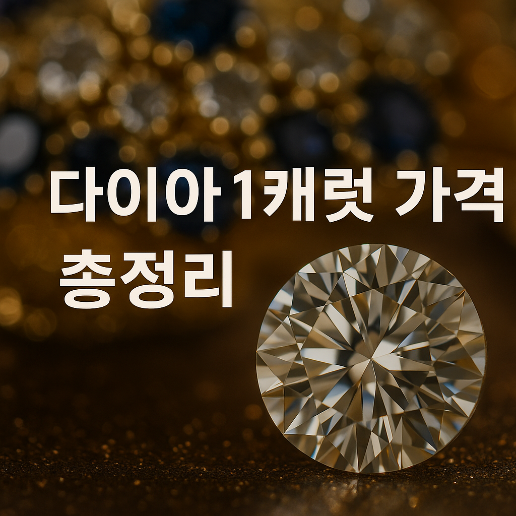 다이아 1캐럿 가격 총정리