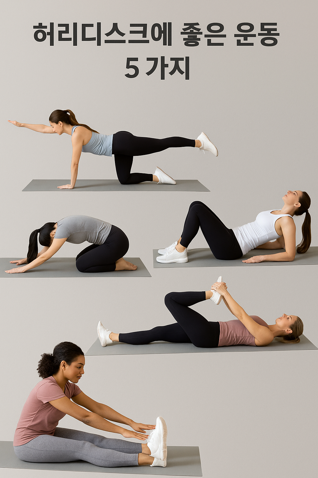 허리디스크에 좋은 운동 5가지