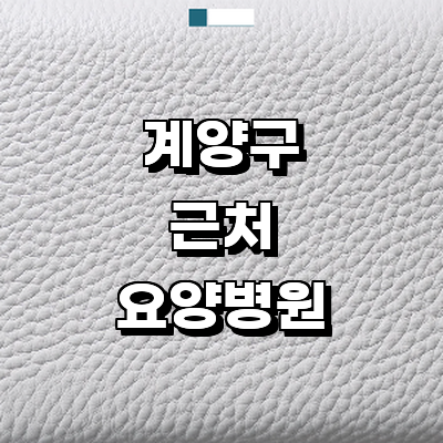 인천 계양구 요양병원