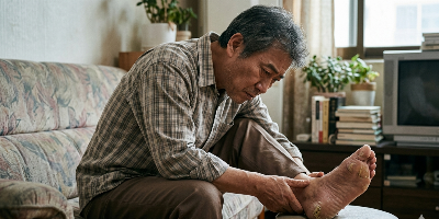 발이 보내는 건강 경고! 갈라진 뒤꿈치 방치 금지