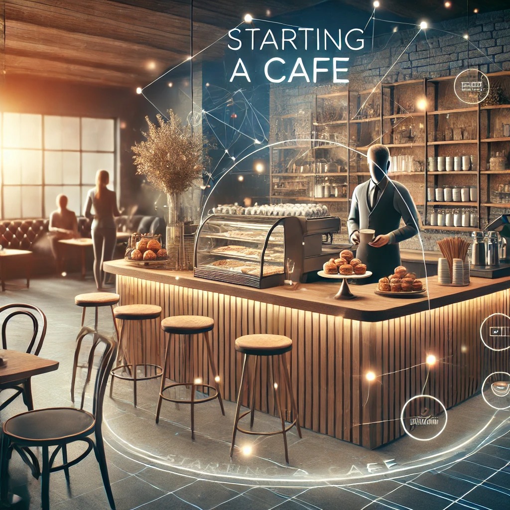 아늑하고 매력적인 분위기의 현대 카페