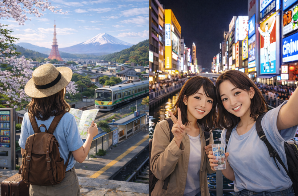 일본 여행 이미지