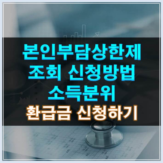 썸네일-본인부담상한제 신청방법 소득분위 환급금 신청하기
