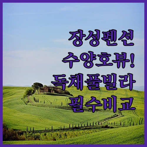 장성 펜션 추천 수양호 뷰 맛집부터 ..