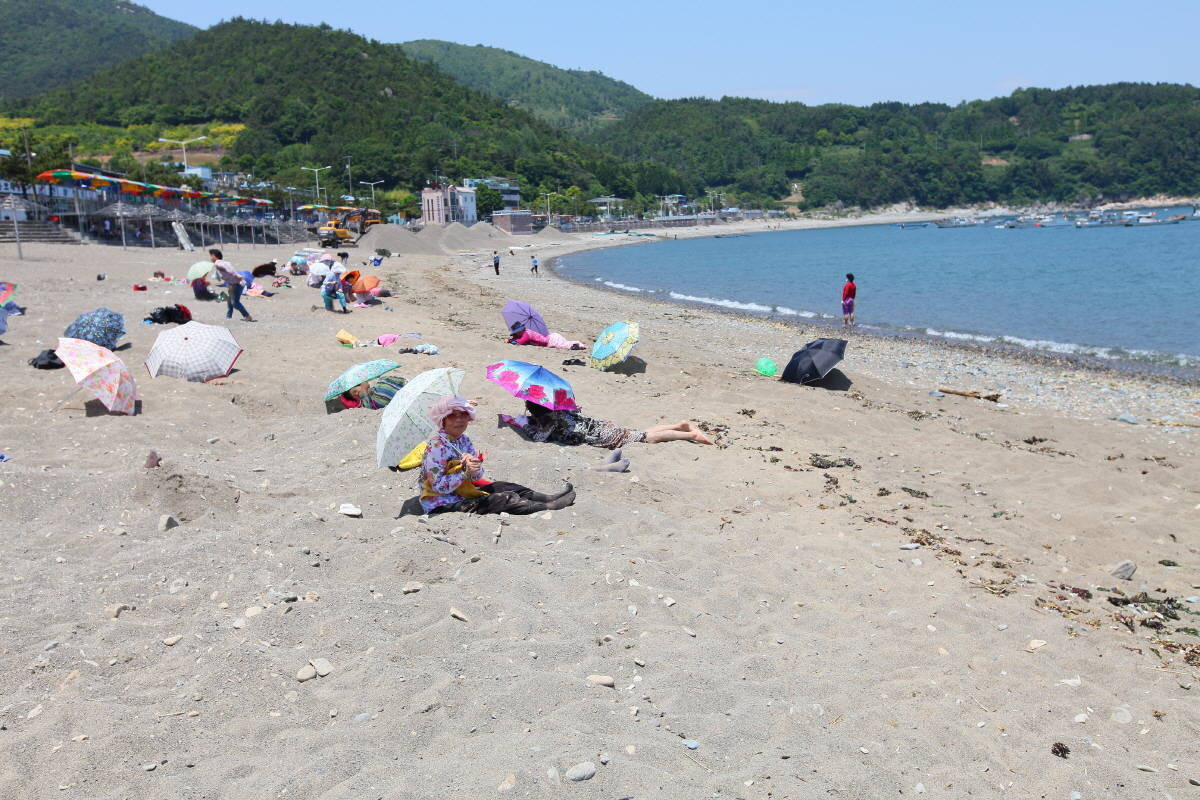 만성리 검은모래해변1