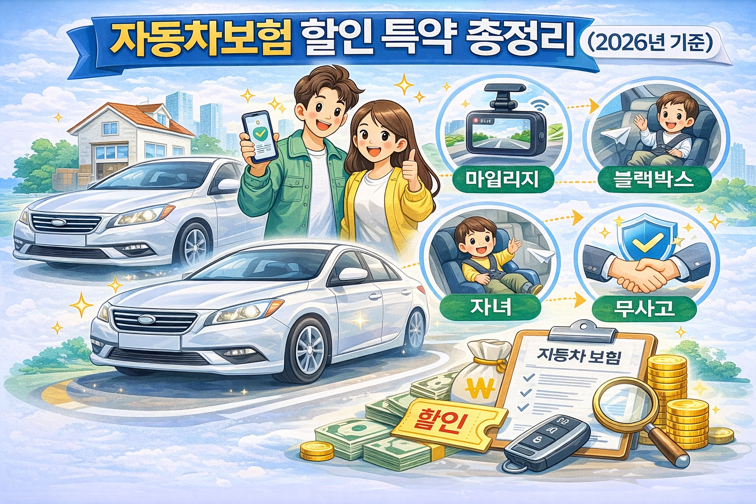 2026년 자동차 보험 할인 특약 총정리