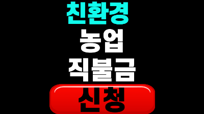 친환경 농업 직불금