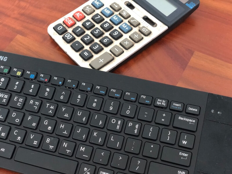 계산기-키보드