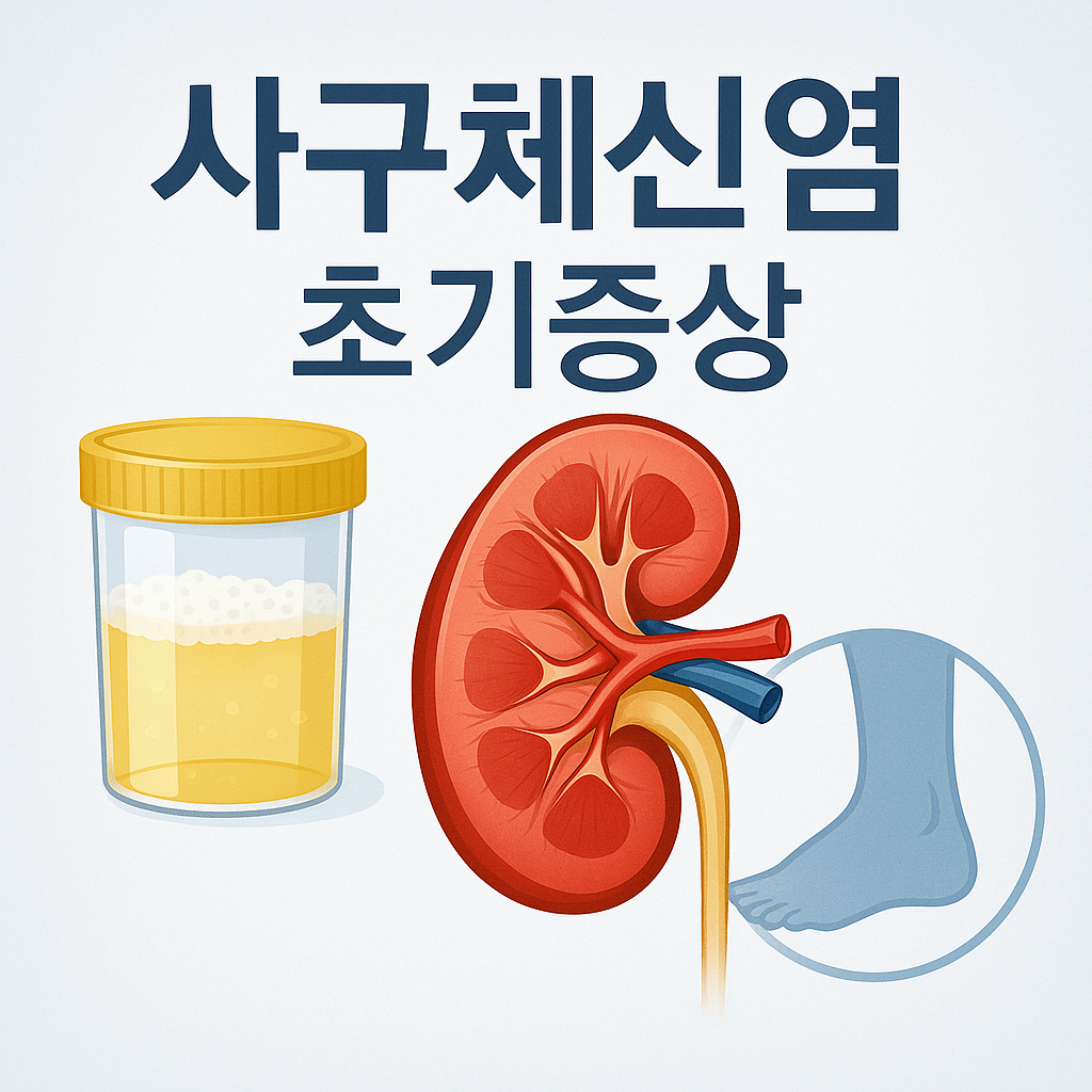사구체신염 초기증상