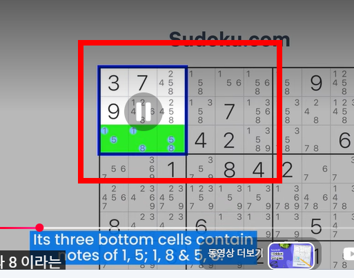 스도쿠 푸는요령 상세 소개