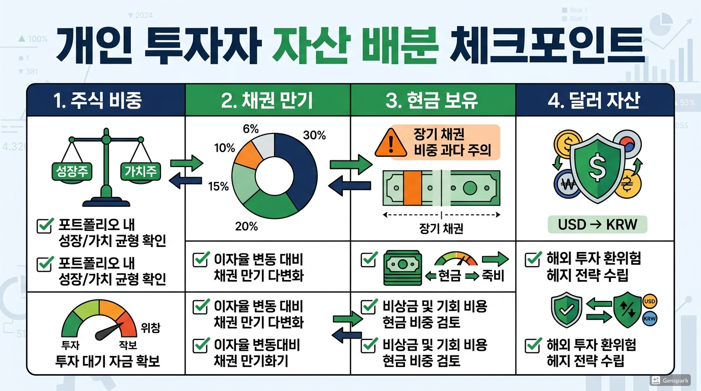 개인 투자자 자산 배분 체크포인트