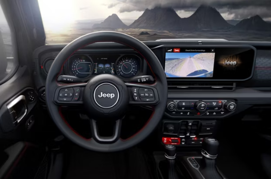 지프 랭글러 내부디자인