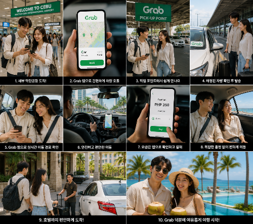필리핀 Grab 사용으로 바가지 요금 피하는법｜공항에서 호텔까지 이동방법과 교통비 시세