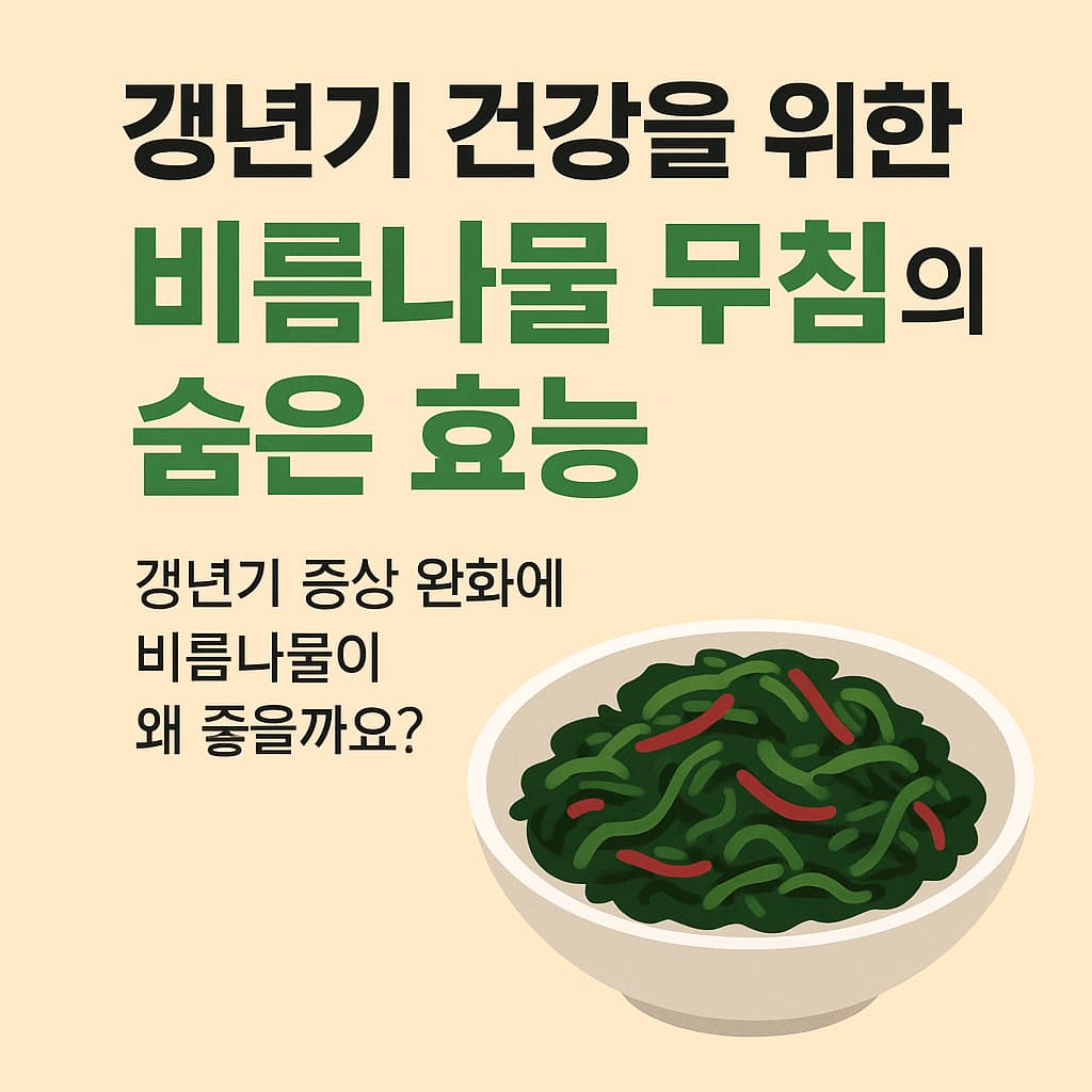 비름나물 무침 효능