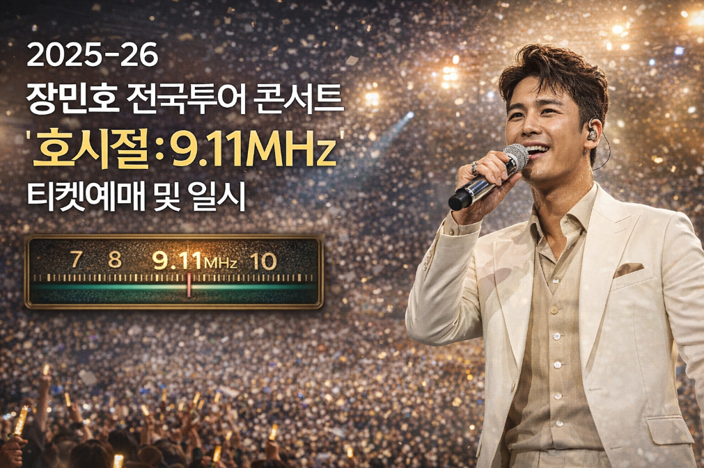 장민호 콘서트 호시절 티켓예매 방법 및 일시, 장소 총정리