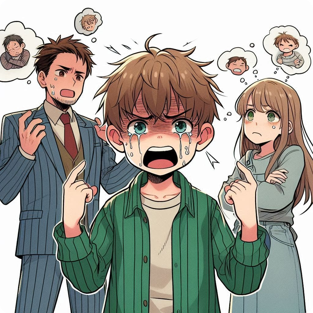 Anger of children from divorced families