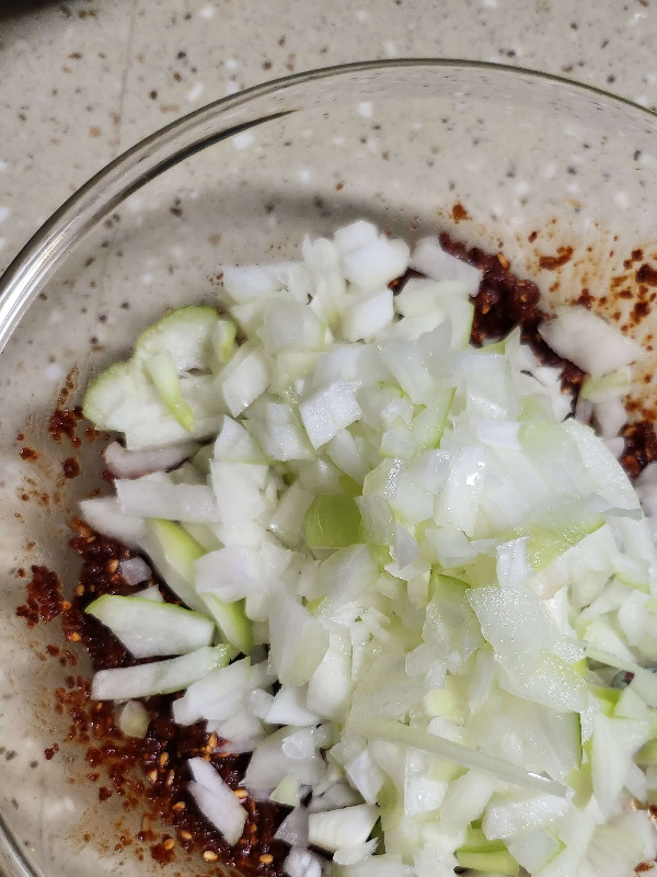 오이김소박이양념