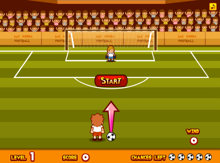 슈팅스타-플래시게임-시작-화면