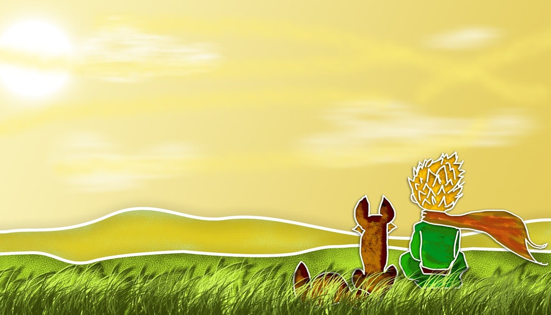 어린왕자와 아기여우 사진