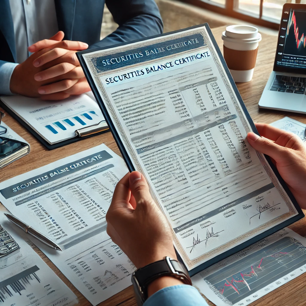증권사 잔고증명서, 꼭 필요한 순간은 언제일까?