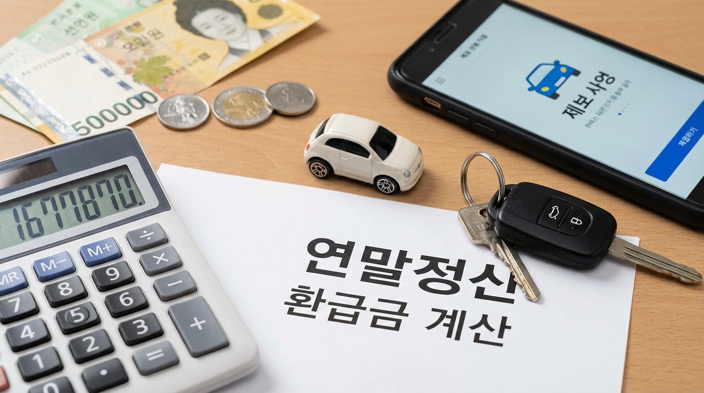 자동차세 환급금 자가 계산법 안내