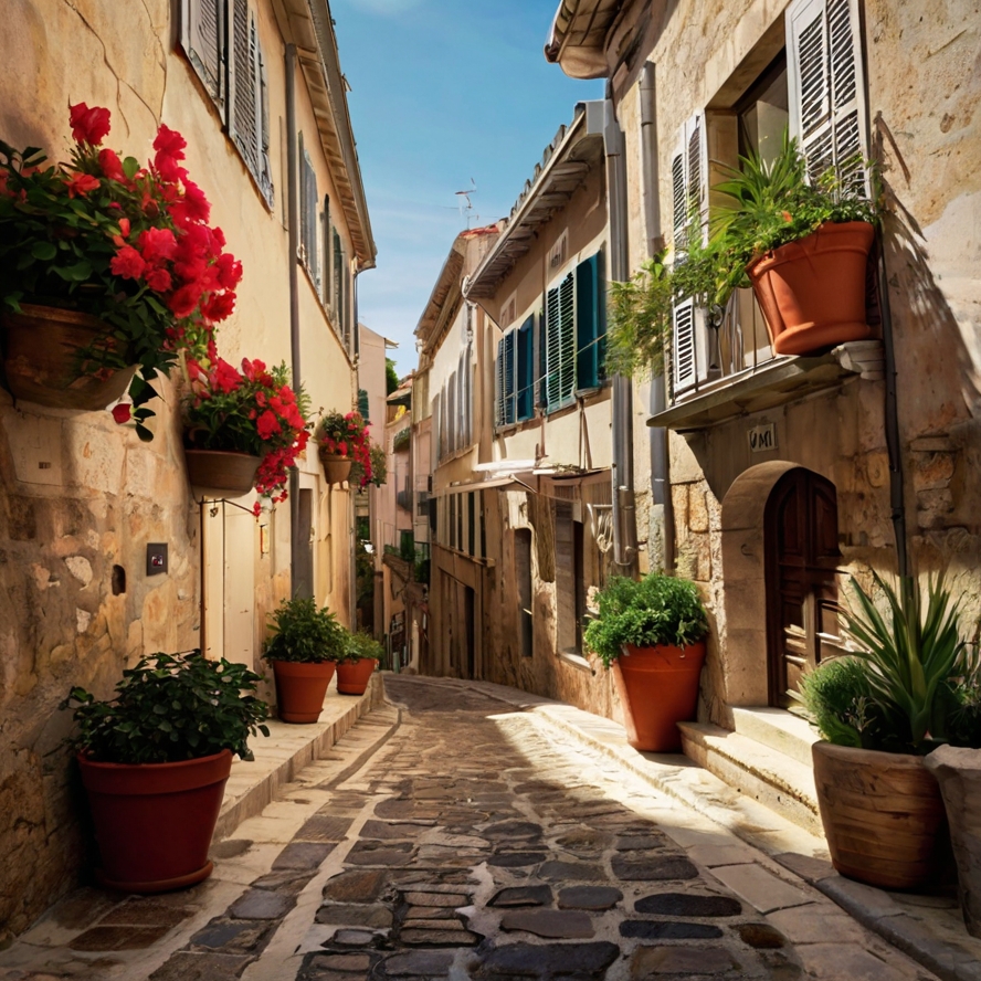 칸 추천 명소 르 쉬케를 묘사한 이미지