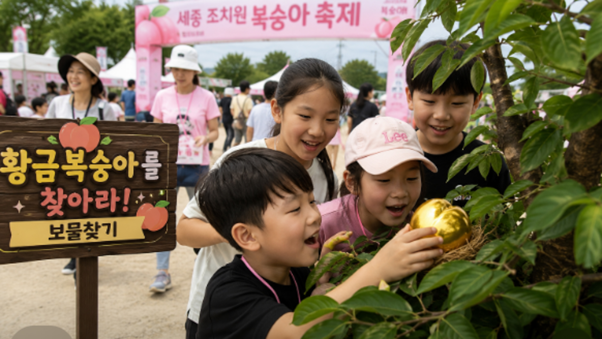 세종 조치원 복숭아축제