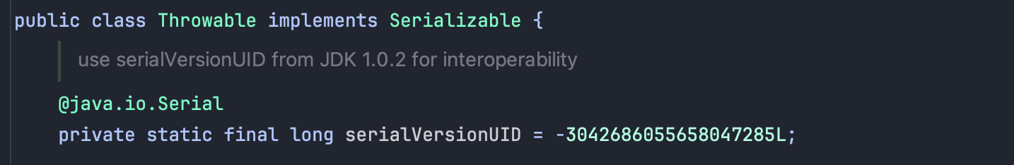 throwable-serializable