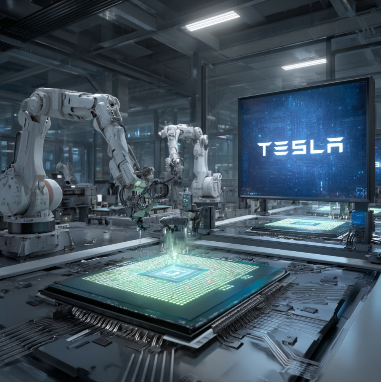 삼성전자 테슬라의 두뇌를 찍는다 삼성전자 주가,테슬라 주가 동향