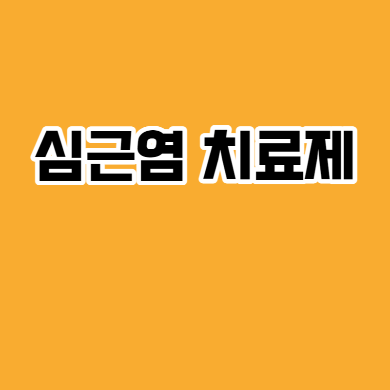 심근염 치료제