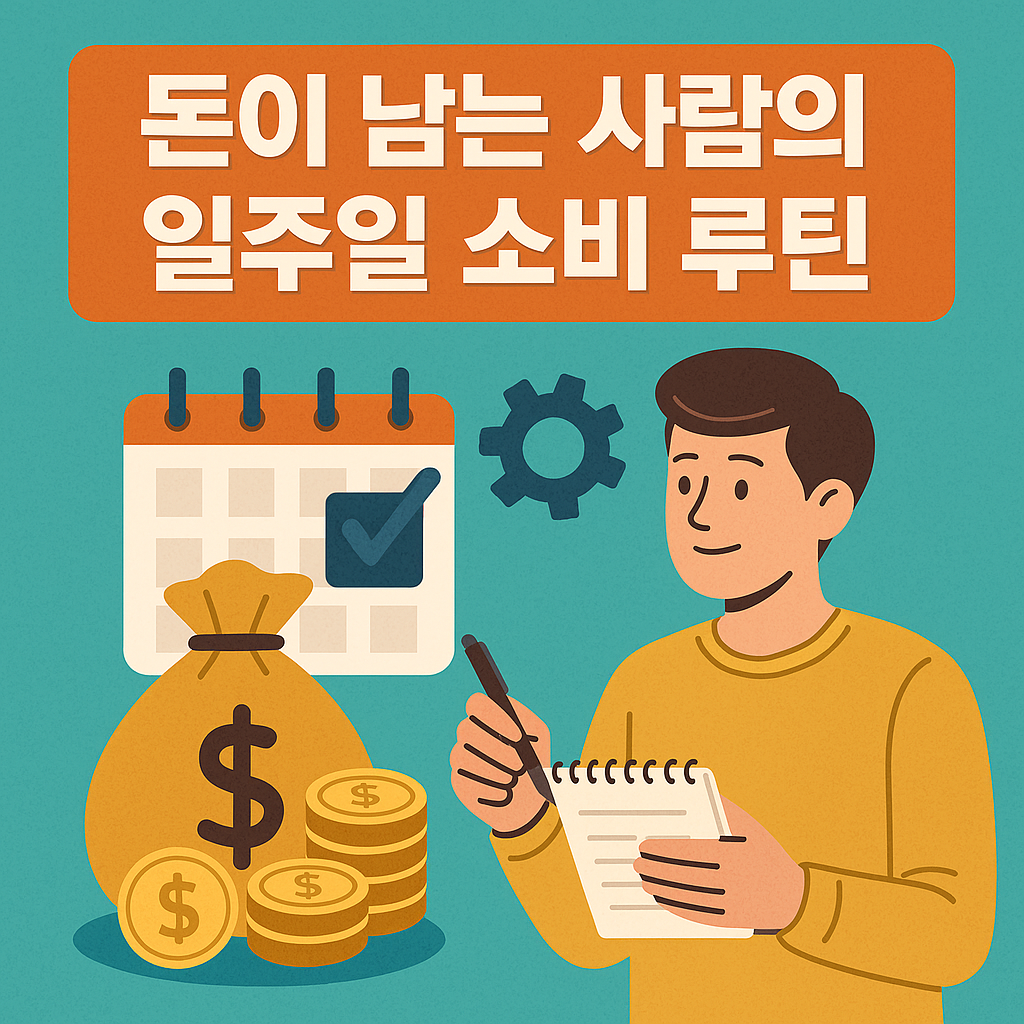 돈이 남는 사람의 일주일 소비 루틴
