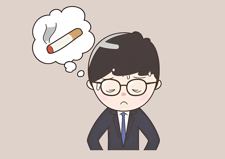 금연중에-담배가-생각나는-남성