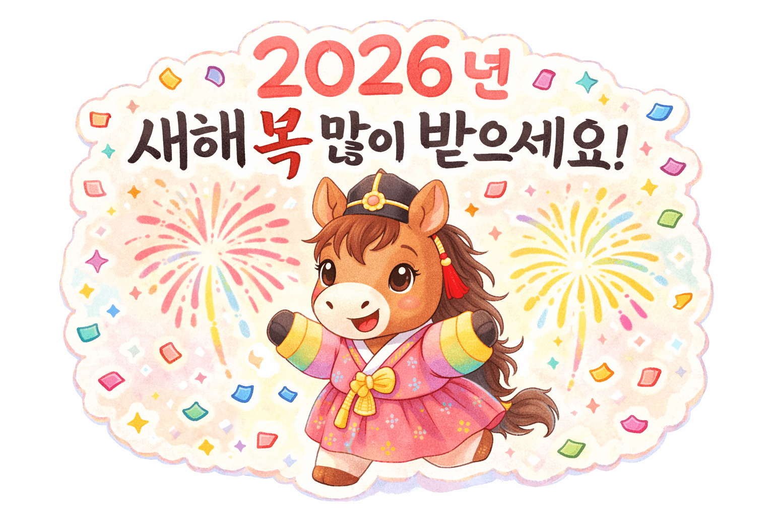 새해 인사 카드