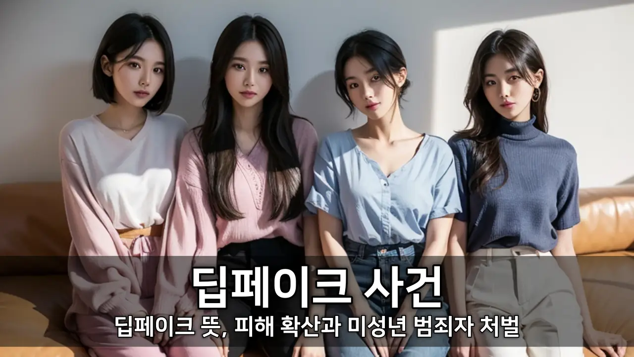 학교, 청소년 딥페이크 사건 - 딥페이크 뜻, 피해 확산과 시청 처벌