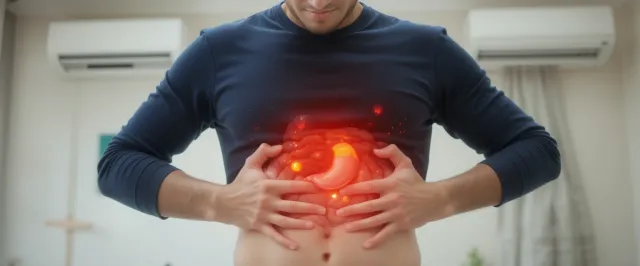 사무실 한쪽에서 스트레칭을 하며 몸을 풀고 있는 모습