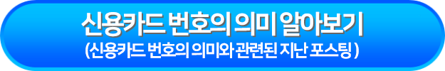신용카드 번호의 의미 알아보기