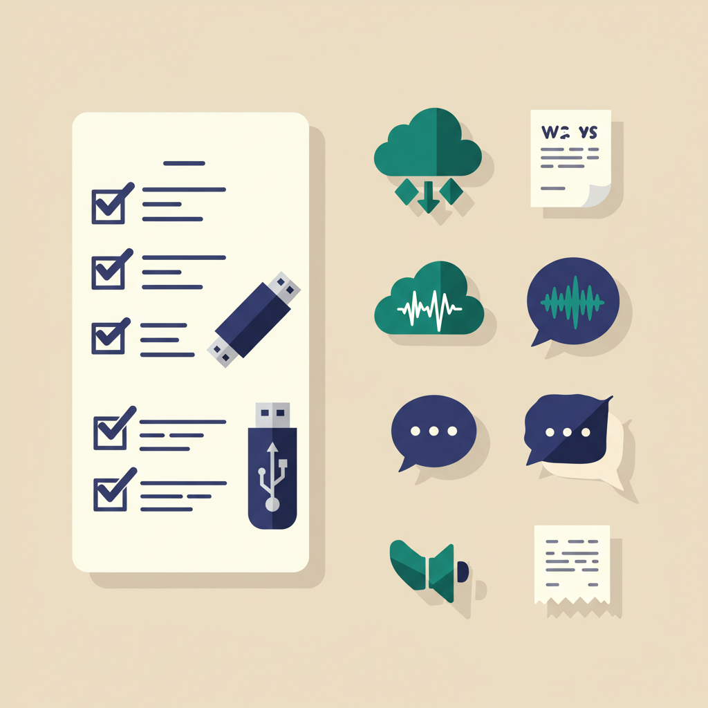 증거 모으는 체크리스트