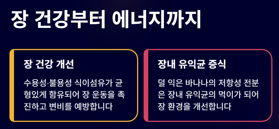 바나나 효능 5가지 및 보관법 알아보기