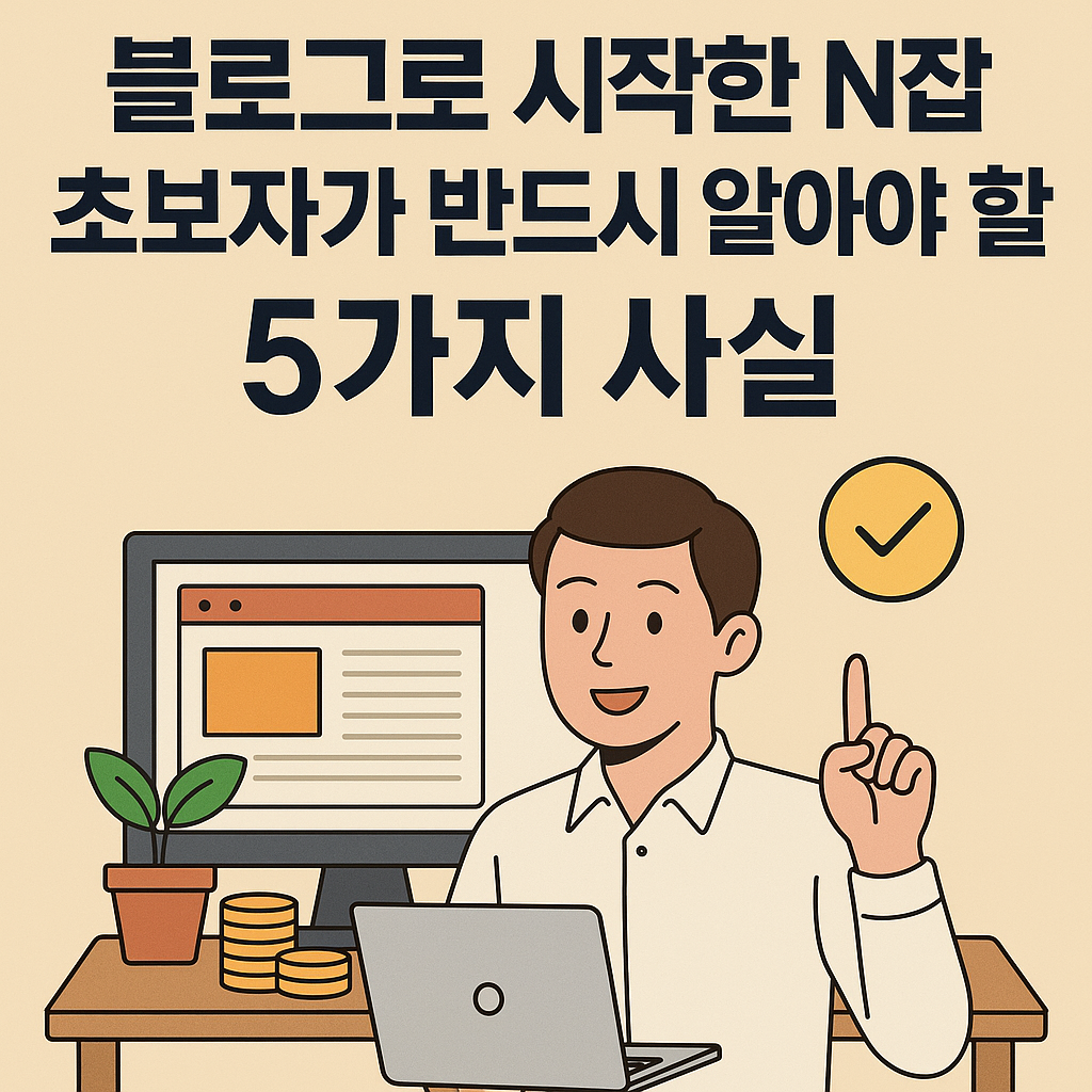 블로그로 시작한 N잡, 초보자가 반드시 알아야 할 5가지 사실