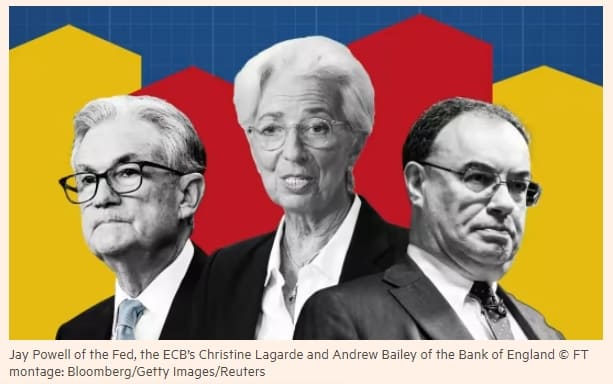 세계 중앙은행 수장들이 말하는 "저금리 시대는 끝났다"가 의미하는 바는 VIDEO: Central bank chiefs call end to era of low rates and moderate inflation