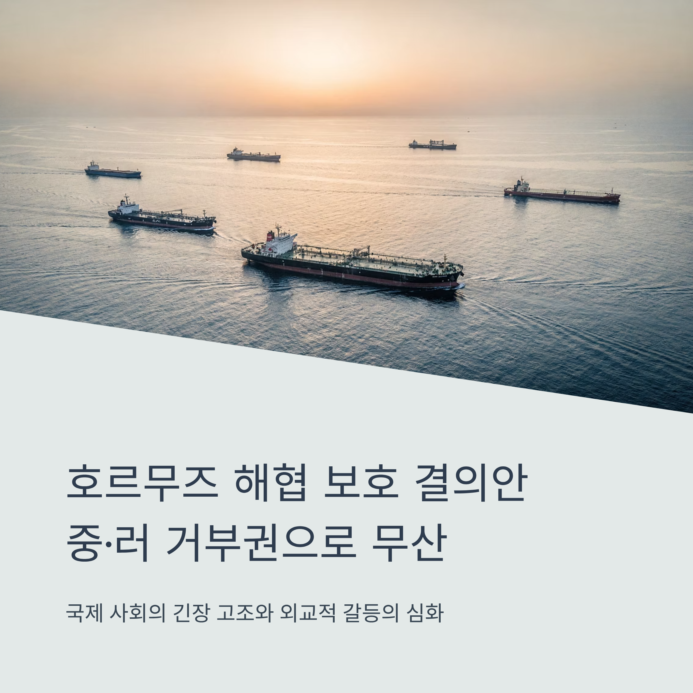 호르무즈 해협 보호 결의안